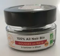 100% Ail Noir Bio gousses en pâte