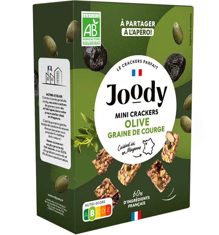 Crackers Olive - Graines de courge
