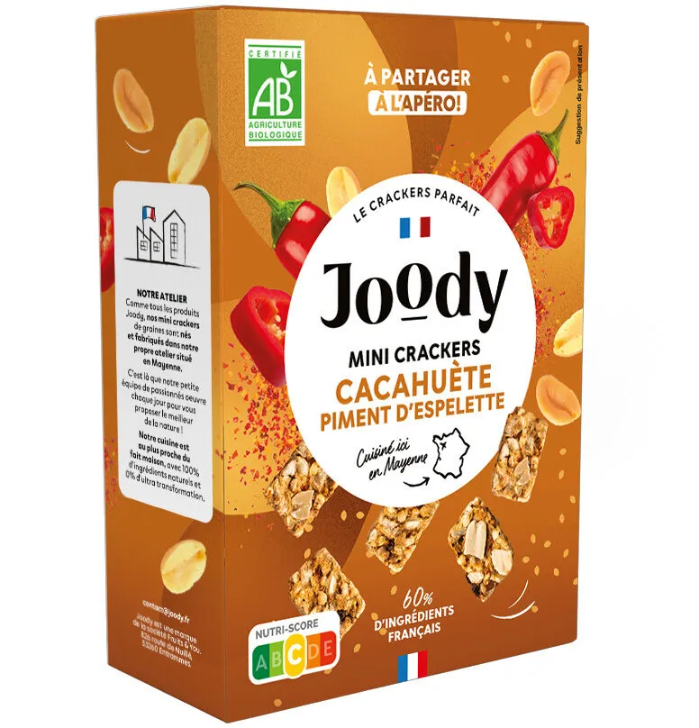 Crackers Cacahuète Piment d'Espelette