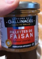 Rillettes de faisan saveur chorizo