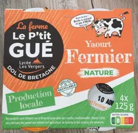 Yaourt fermier nature