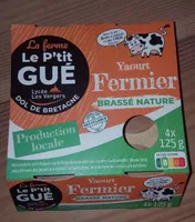 Yaourt fermier brassé nature