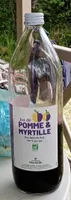Jus de pomme et myrtille