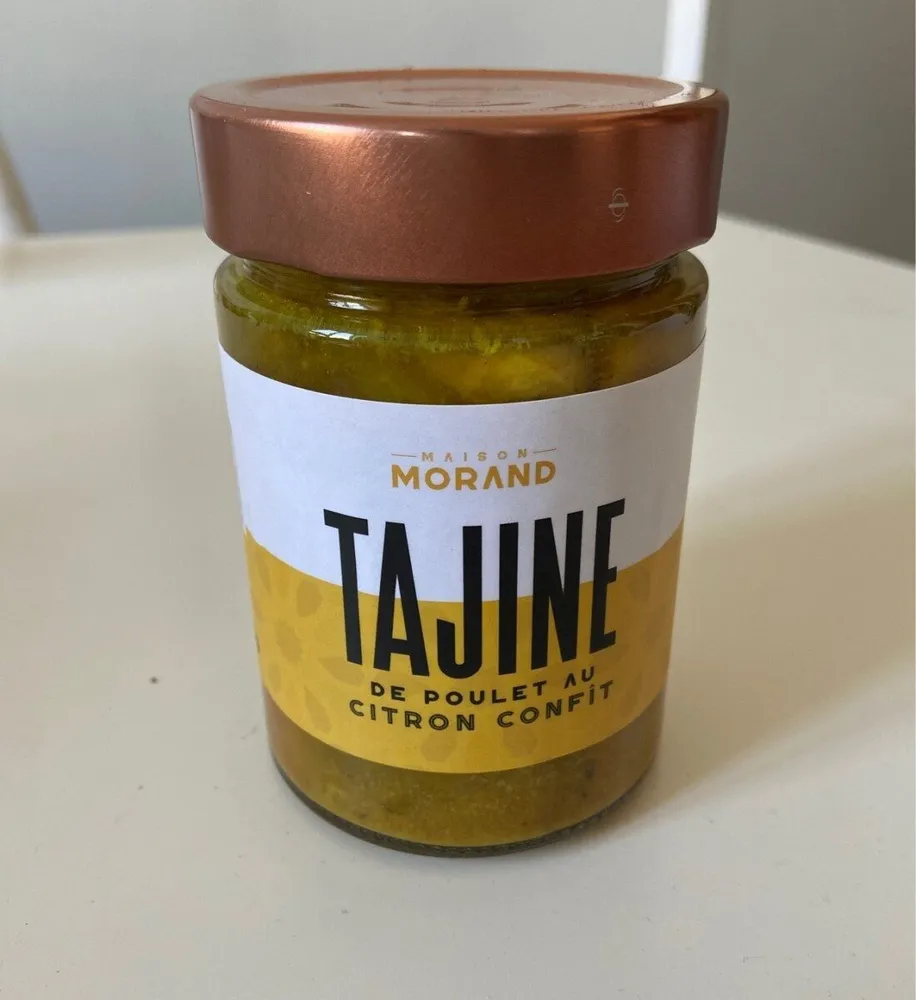 Tajine de poulet au citron confit