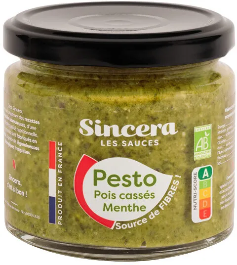 Pesto de pois cassés & menthe