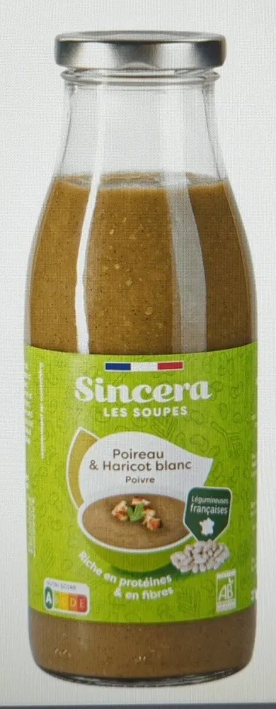 Soupe Poireau et Haricot blanc Poivre