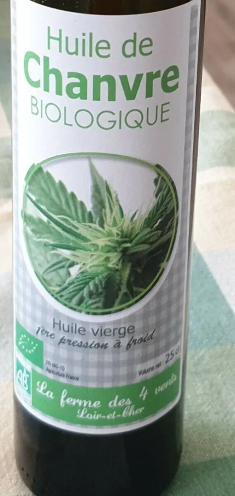 Huile de chanvre biologique