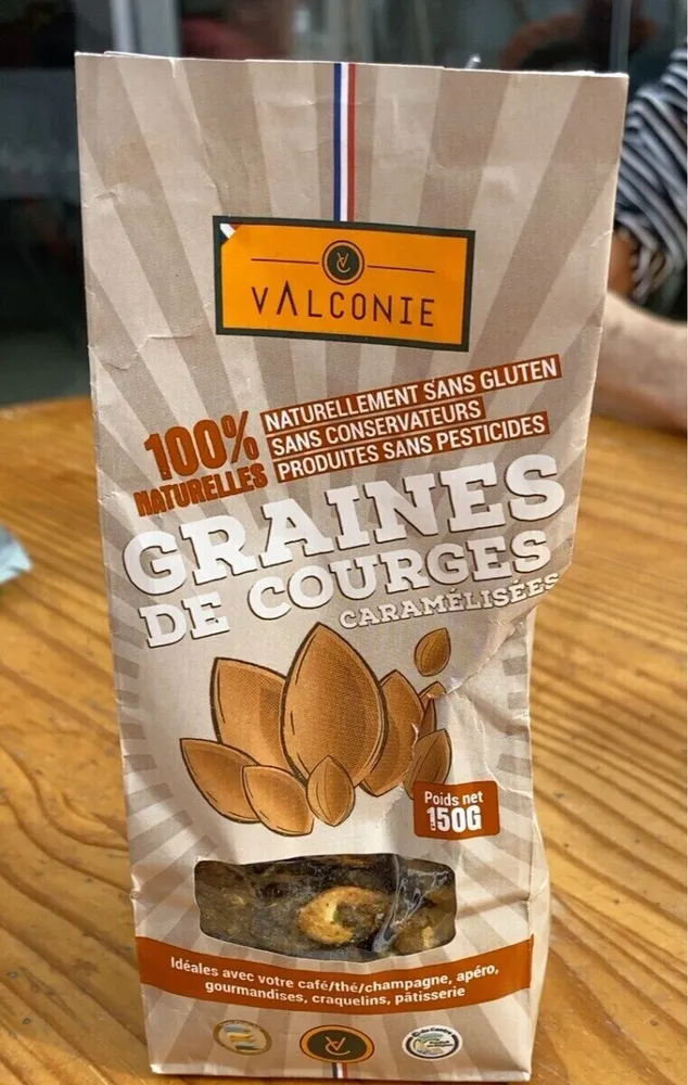 Graines de courges caramélisées