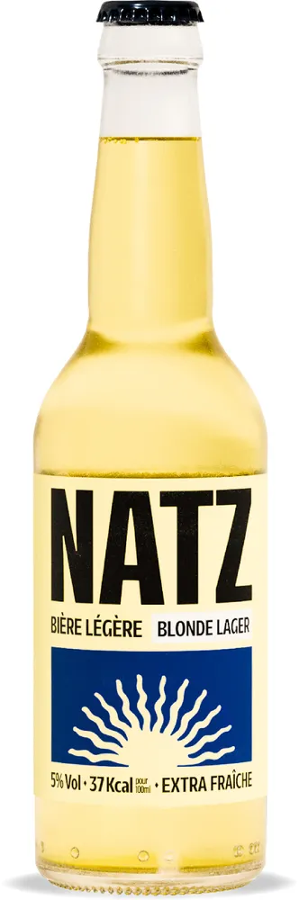 Natz - biere blonde lager - 5° 33cl