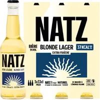 Natz - pack 3 x 33cl - biere blonde lager
