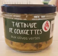 Tartinade de courgettes aux olives vertes