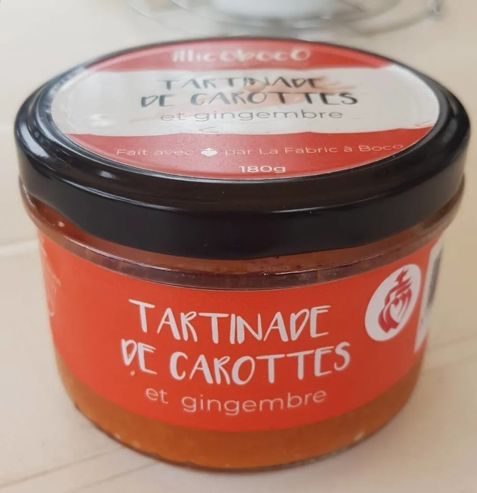 Tartinade de carottes et gingembre