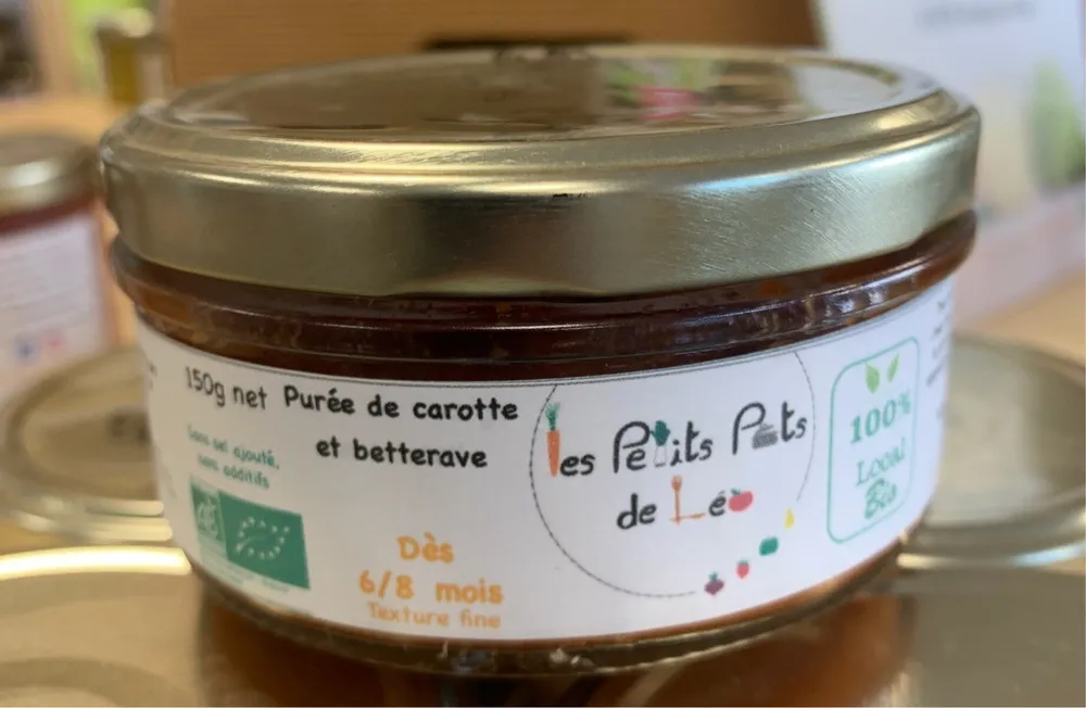 Purée de carotte et betterave