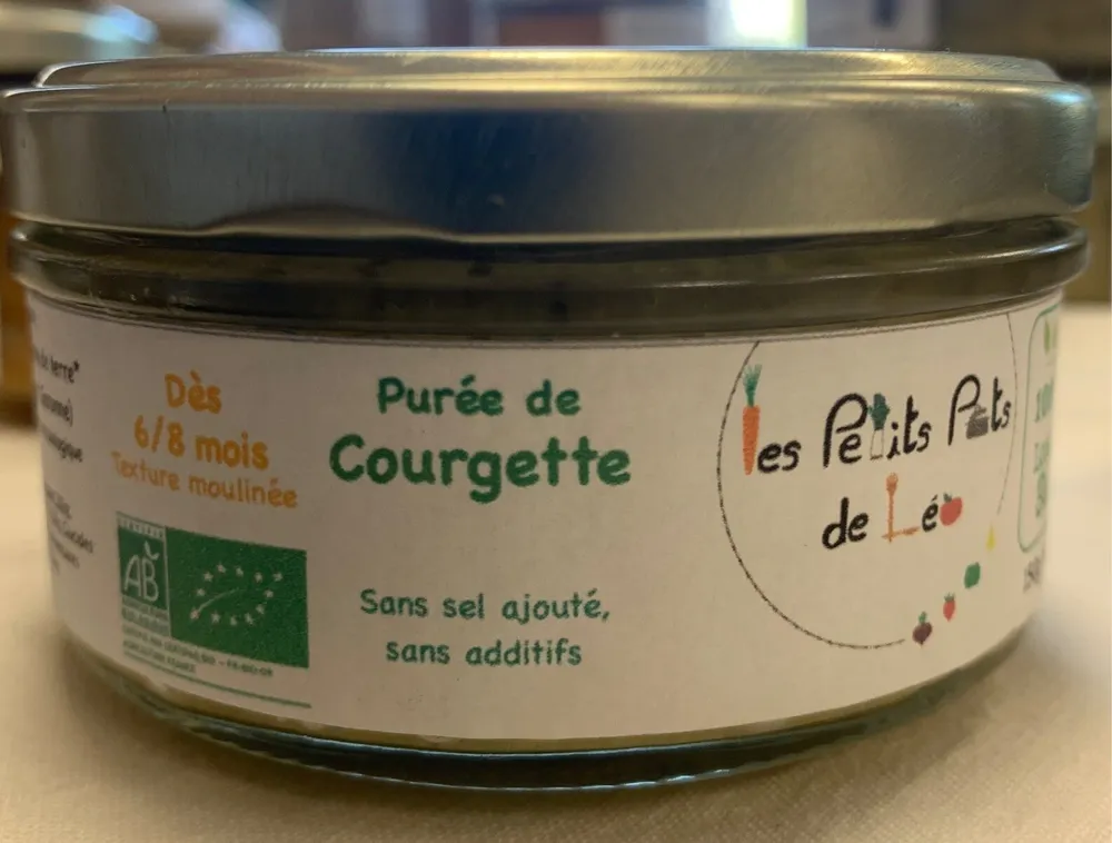 Purée de courgette
