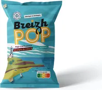 Pop-corn saveur vinaigre de cidre et algues marines
