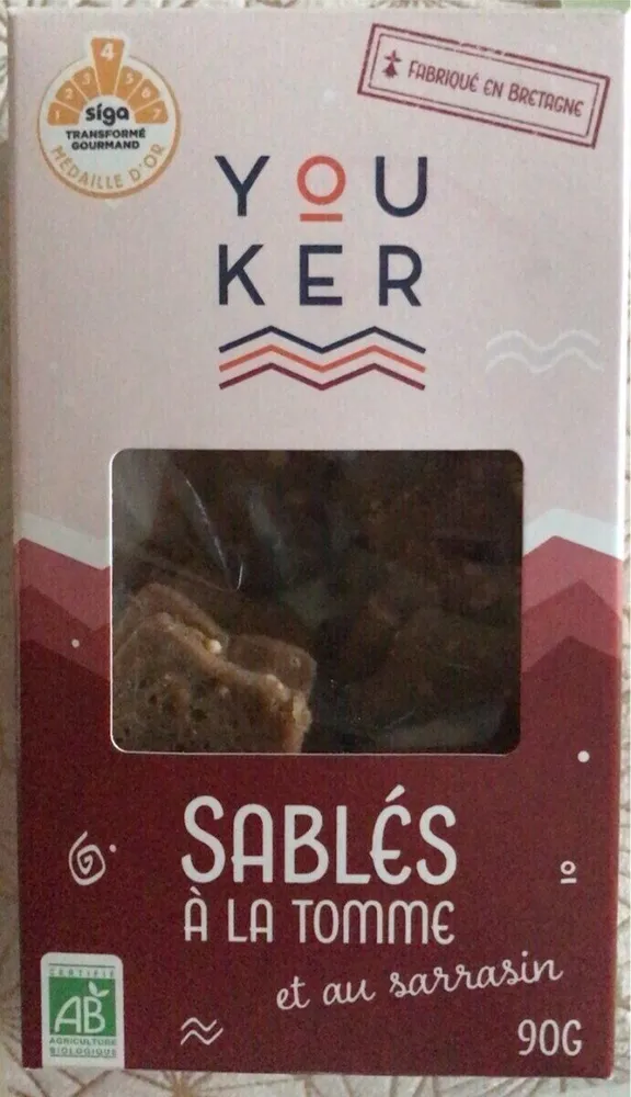 Sablés à la tomate et au sarrasin