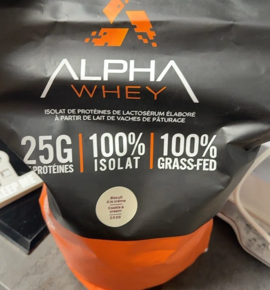 AlphaWhey Cookie & Cream