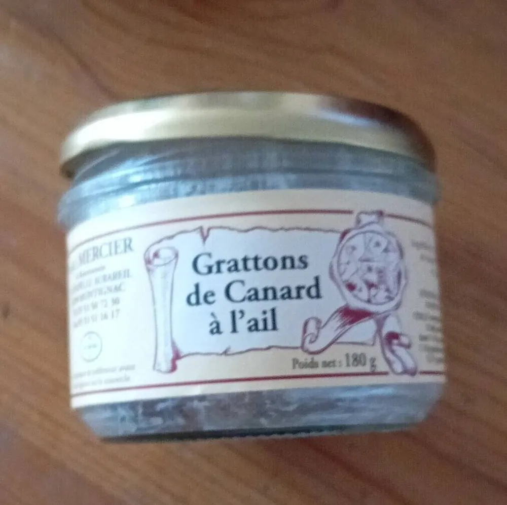 Grattons de Canad à l'ail