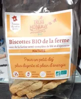 Biscottes BIO de la ferme - NATURE