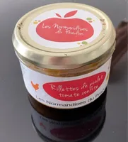 Rillettes de poulet tomate confite