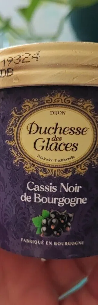 Glace cassis noir de Bourgogne