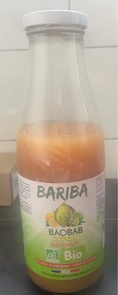 Bariba baobab citron bio