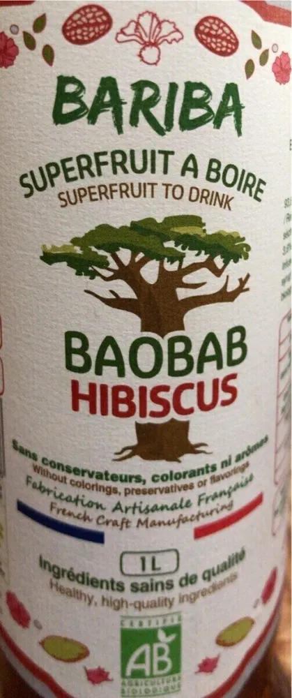 SUPERFRUIT A BOIRE BAOBAB HIBISCUS