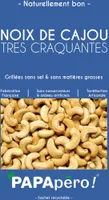Noix de cajou grillées sans sel & sans matières grasses