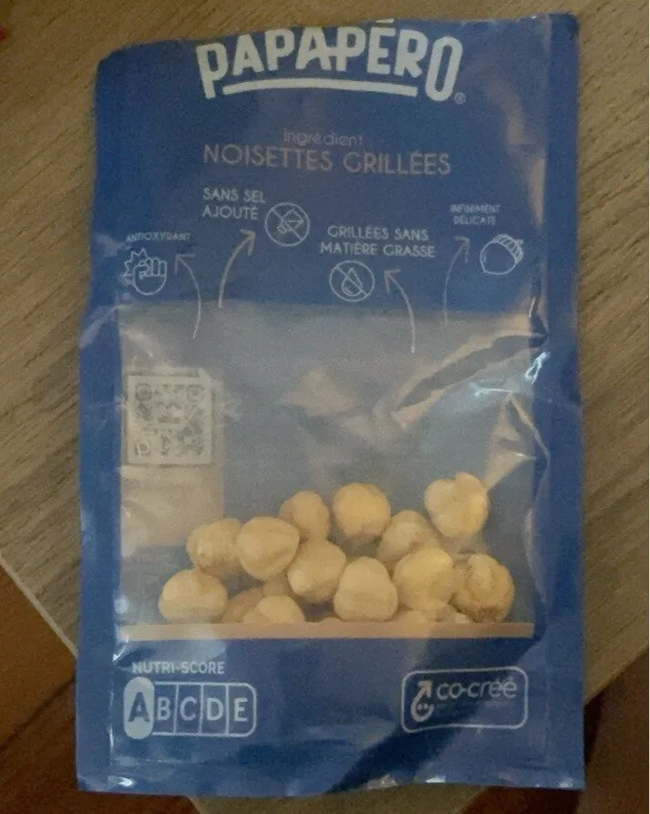 Noisettes grillées