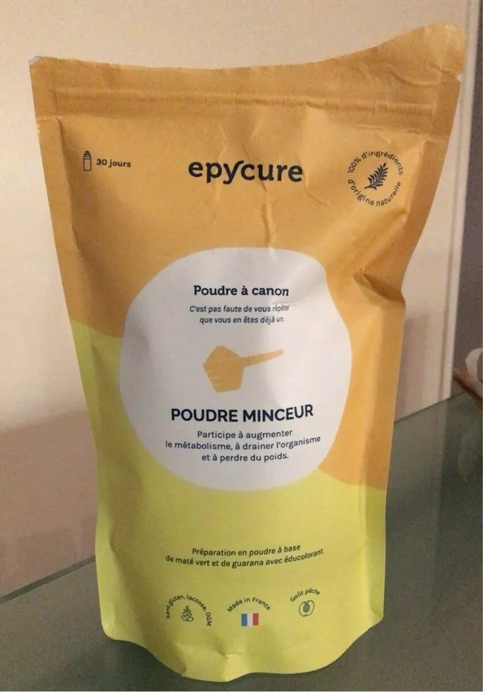 Poudre minceur - gout pêche
