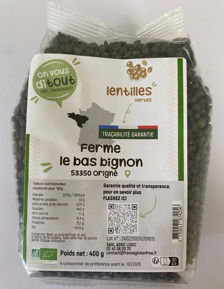 Lentilles vertes
