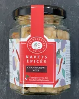 Navets épicés Champignon noir