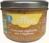 Couscous végétarien aux 3 légumes BIO - 8 mois