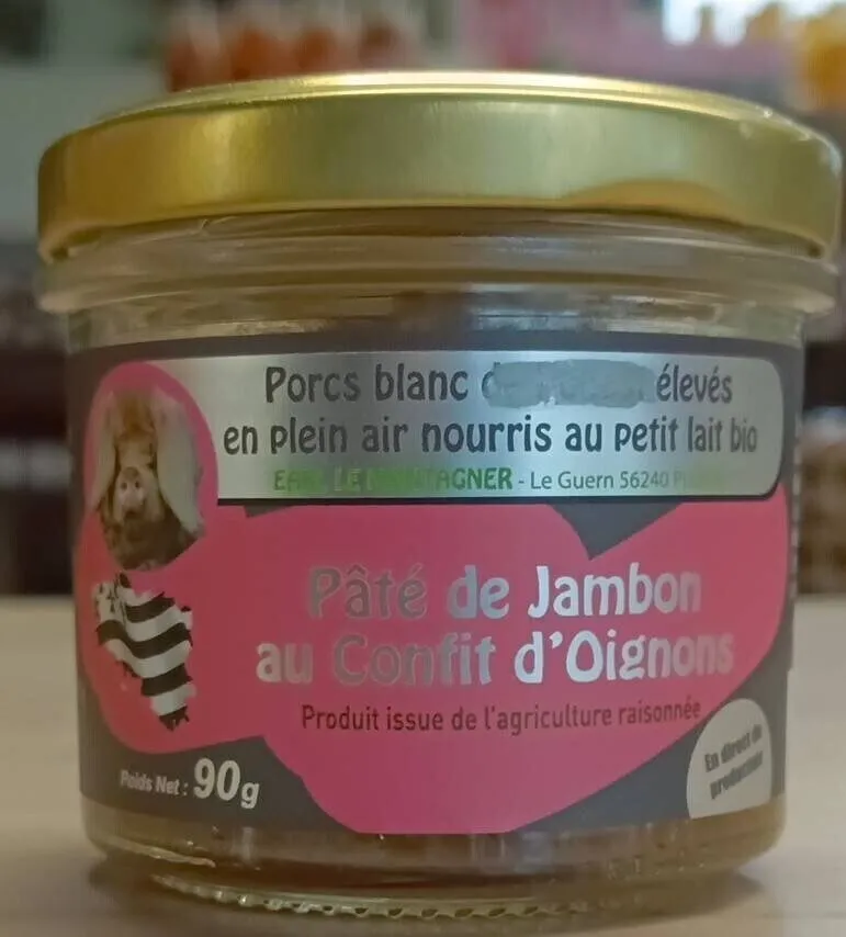 Pâté de jambon au confit d'oignon