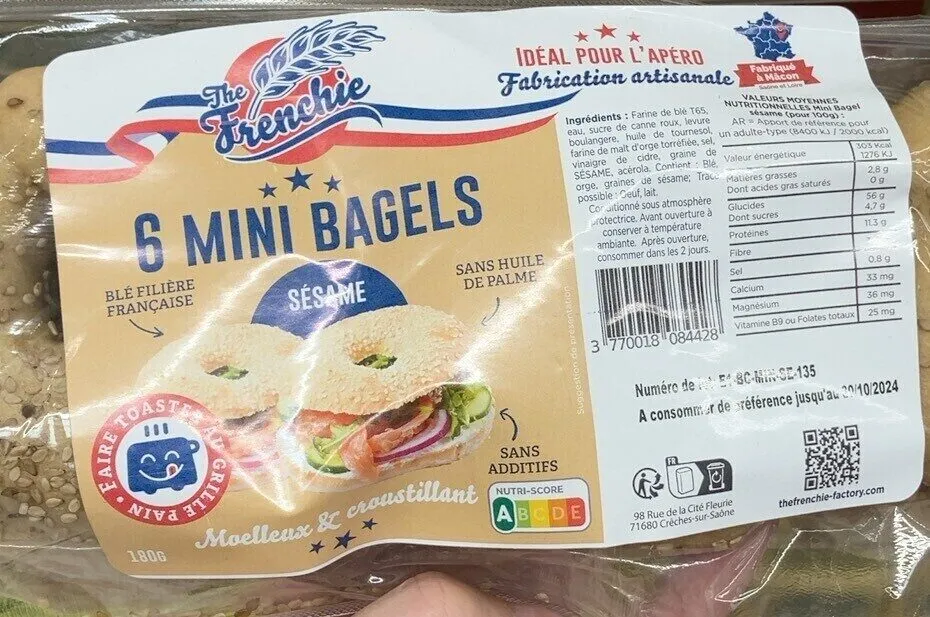 6 mini bagels