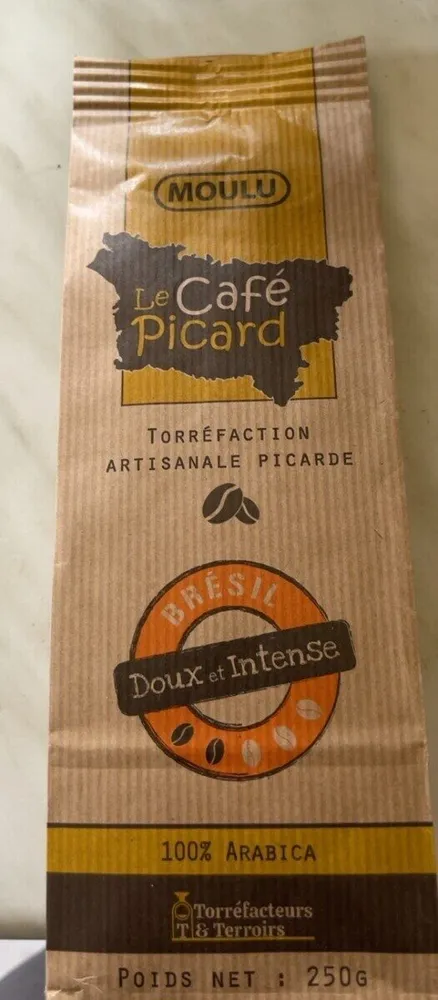 Café picard pure Brésil 250g moulu