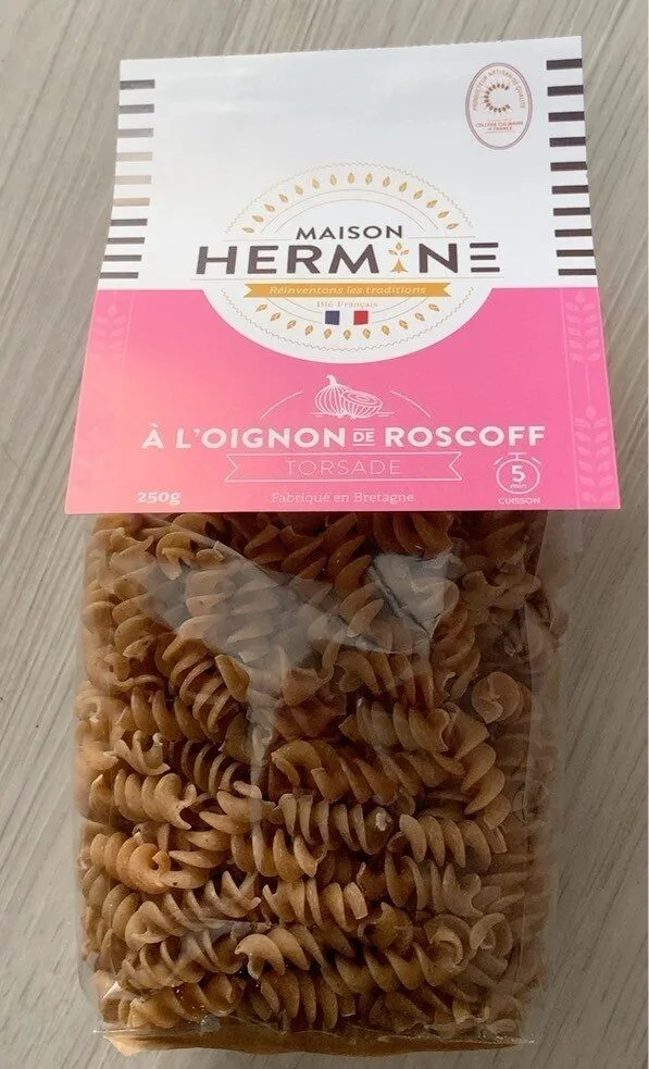 Pâte torsadé à l’oignon de Roscoff