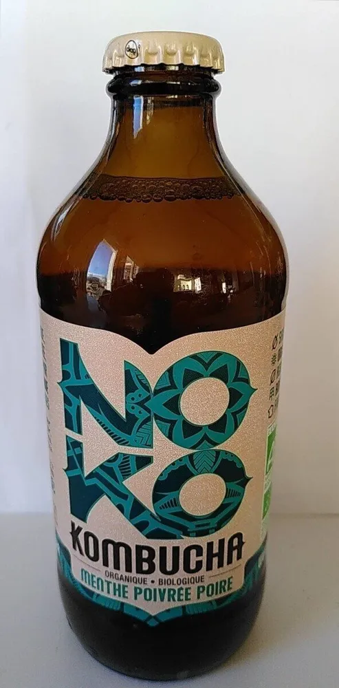 Noko kombucha menthe poivrée poire