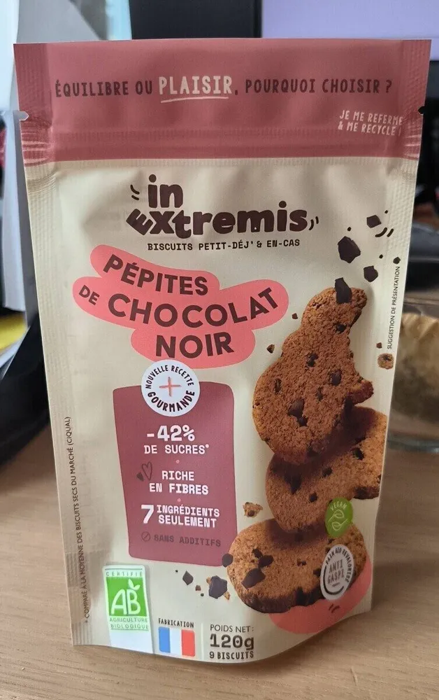 Le biscuit (petit déjeuner) anti-gaspi, pépites de chocolat