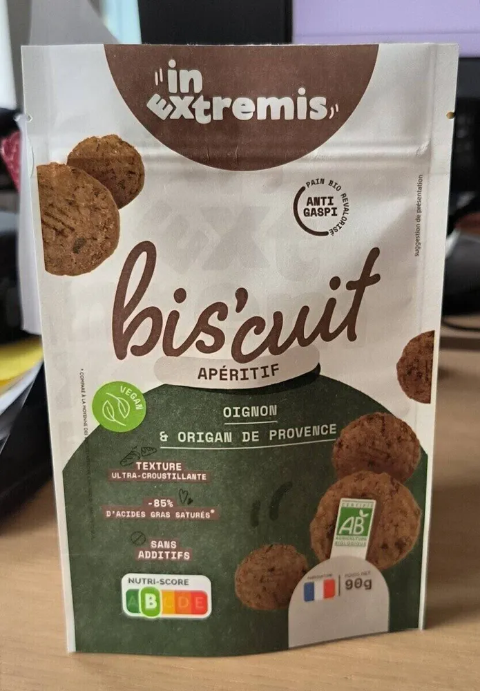 Biscuits apéritif, Oignon & Origan de Provence