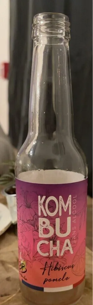 Kombucha hibiscus pomelo