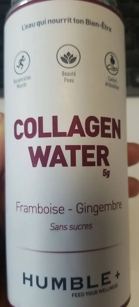 Collagen Water - Framboise Gingembre