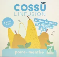 Cossu infusion poire menthe