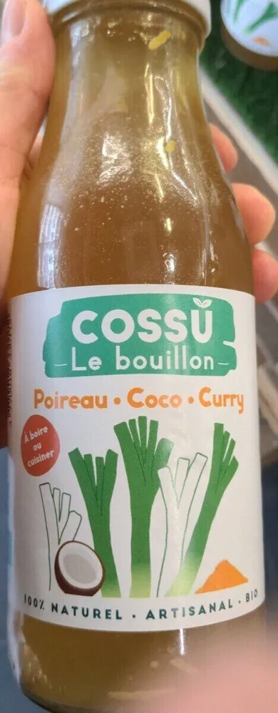 Bouillon poireau coco cury