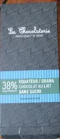 Chocolat au lait 38% sans sucre