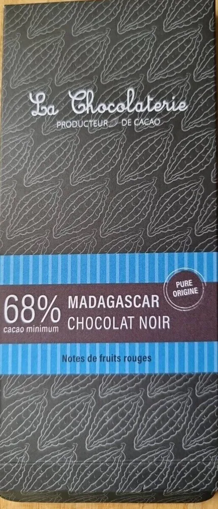 68 % cacao minimum Madagascar Chocolat Noir
