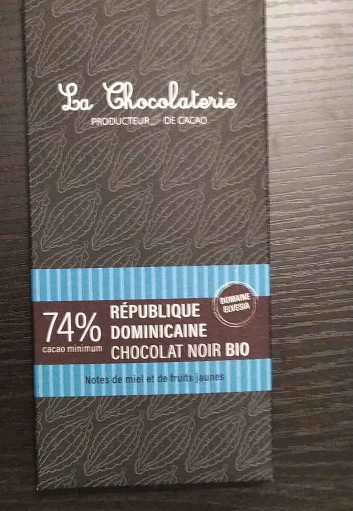 Répubique dominicaine chocolat noir bio 74%