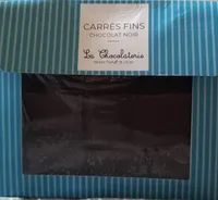 Carrés fins au chocolat noir