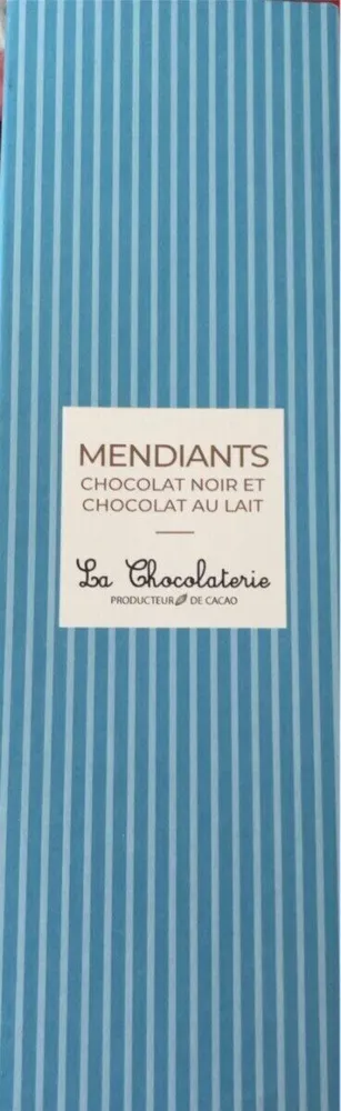 MENDIANTS CHOCOLAT NOIR ET CHOCOLAT AU LAIT