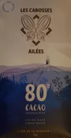 Chocolat noir 80% single origine Ile de la Réunion